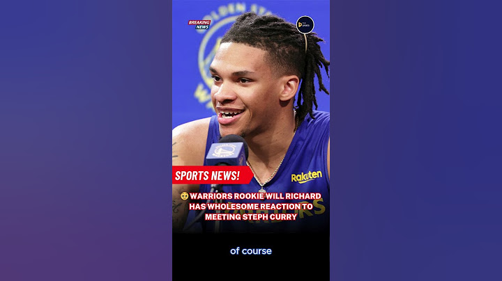 🥹 Warriors Rookie Will Richard Has Wholesome Reaction to Meeting Steph Curry #nba  #nbanews