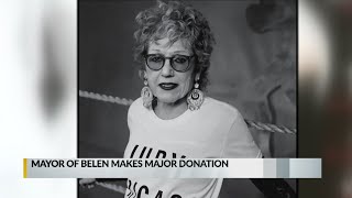 Belen mayor donates year’s salary to Judy Chicago Museum