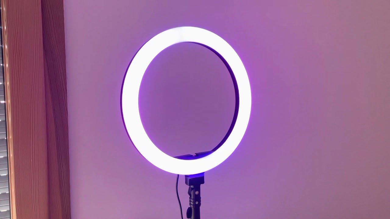 Light Ring for Mobile 12" RGB LED Ring Light avec de trépied 170cm, LED Anneau Lumiere