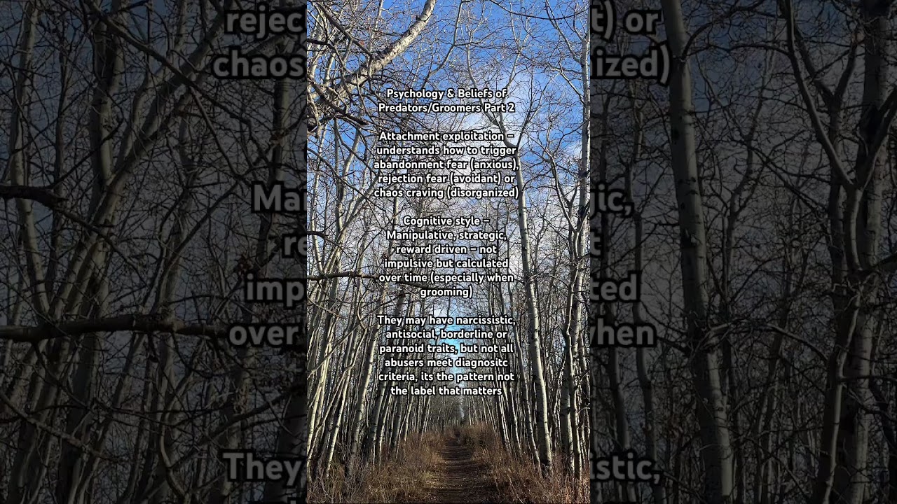 Perpetrator and Grooming within Attachment Styles Part 15 - 