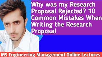 10 Common Mistakes when Writing the Research Proposal. 8th lec