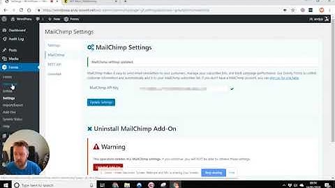 Linking Mailchimp & Gravity Forms