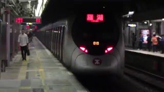 港鐵(ERL)SP1900(D221/223)駛入離沙田站