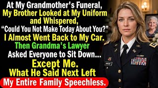 Full At Grandma’s Funeral, My Brother Mocked My Uniform—Until Her Lawyer Said “Stand at Attention, Major” Update