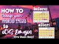 How to Change your Android Emojis to iOS Emojis? Vivo Users Only  —Messy Video // gelidelly