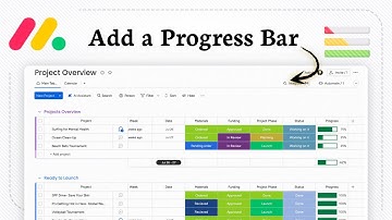 How to Add a Progress Bar in Monday.com (Visualize Task Completion)