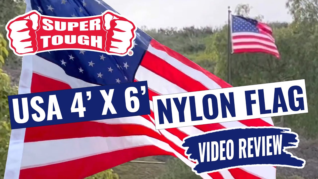 Super Tough Brand USA 4ft x 6ft Nylon Flag