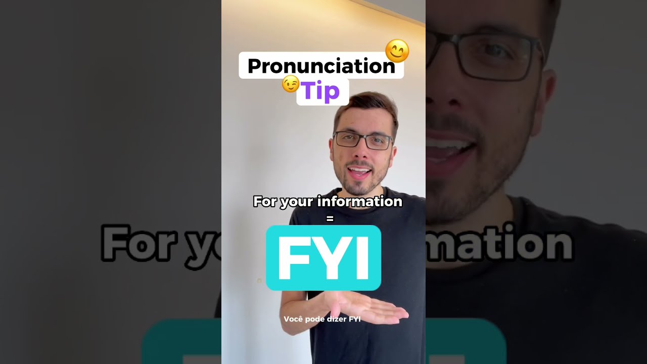  3 Pronunciation Tip FYI Englishhero Inglesfacil Inglesonline Ingles