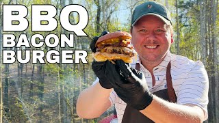 Your New Favorite Burger | How to Make the BEST BBQ Bacon Cheeseburger | Cooked on the Kamado Joe