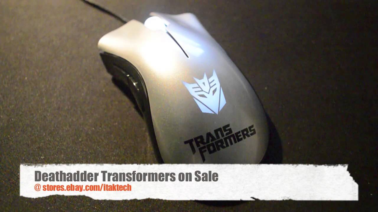 Razer Deathadder Transformers Red / Silver Pulsation