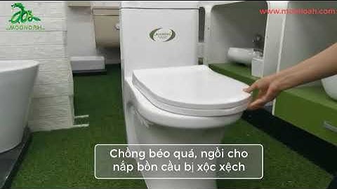 Nắp bồn cầu bị xộc xệch- cách tháo và xử lý