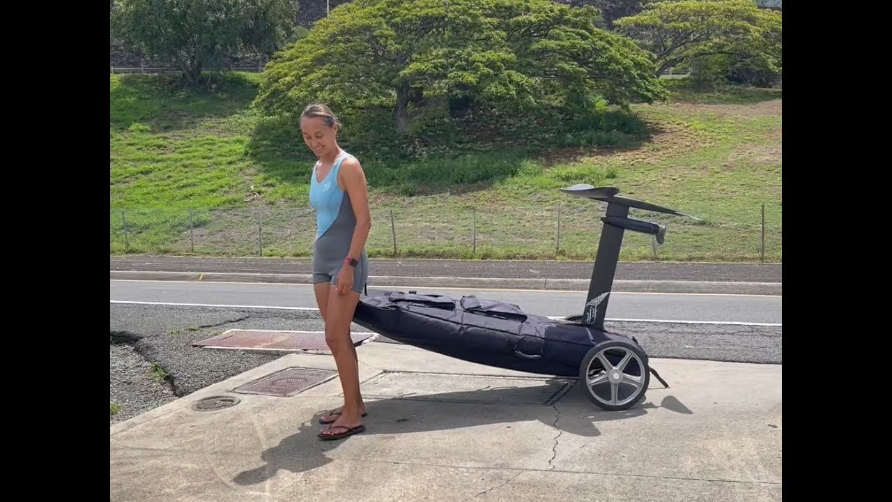 Efoil Cart- How to use your Efoil buggy to launch your efoil from the ...