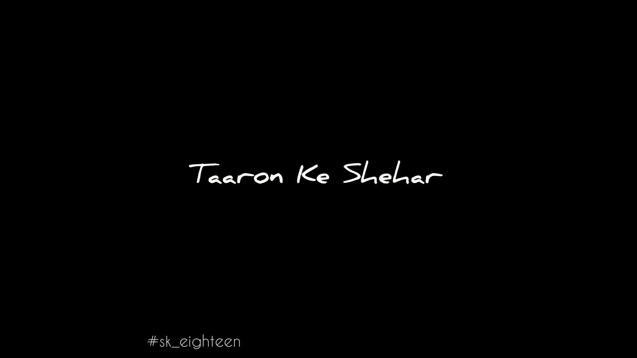 Taaron Ke Shehar - @Neha Kakkar,Sunny kaushal - Fingerstyle Guitar Cover By Sajib Kar.