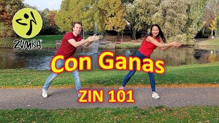 Zumba Zin 101 | Con Ganas | Bachata Fusion | Zin Vol 101 Songs | Zin Priscilla Resimi