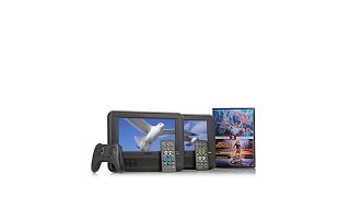 RCA 2pk Portable DVD Players w/Game Controller Movies