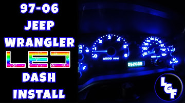 Jeep Wrangler LED Dash Install [HD] - 1080p