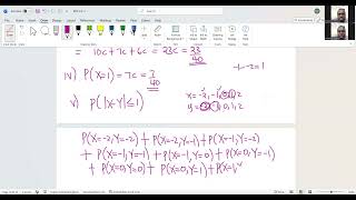 Ex 3 Continued Joint discrete probability distribution Lecture 5 #ProbabilityTheory #UniversityMath