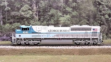 Custom Overland Models UP SD70ACe #4141 George Bush