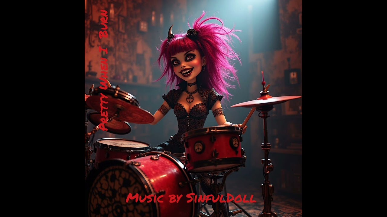 Pretty When I Burn🖤💀⚘️ By SinfulDoll 