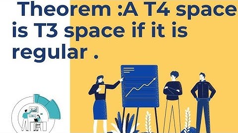 Lecture #22 Topology: Theorem # A T4 Space is a regular space |proof in detail.|Easy Tec math.