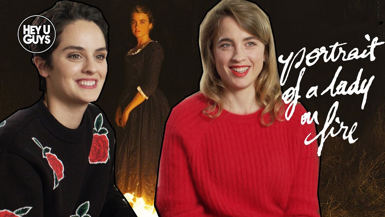 Adèle Haenel and Noémie Merlant on Portrait of a Lady on Fire