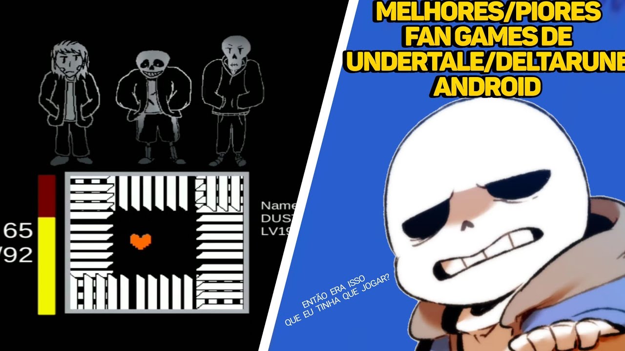 LANÇOU!!! TOP 5 FAN GAMES INSPIRADAS NO UNDERTALE PARA ANDROID 