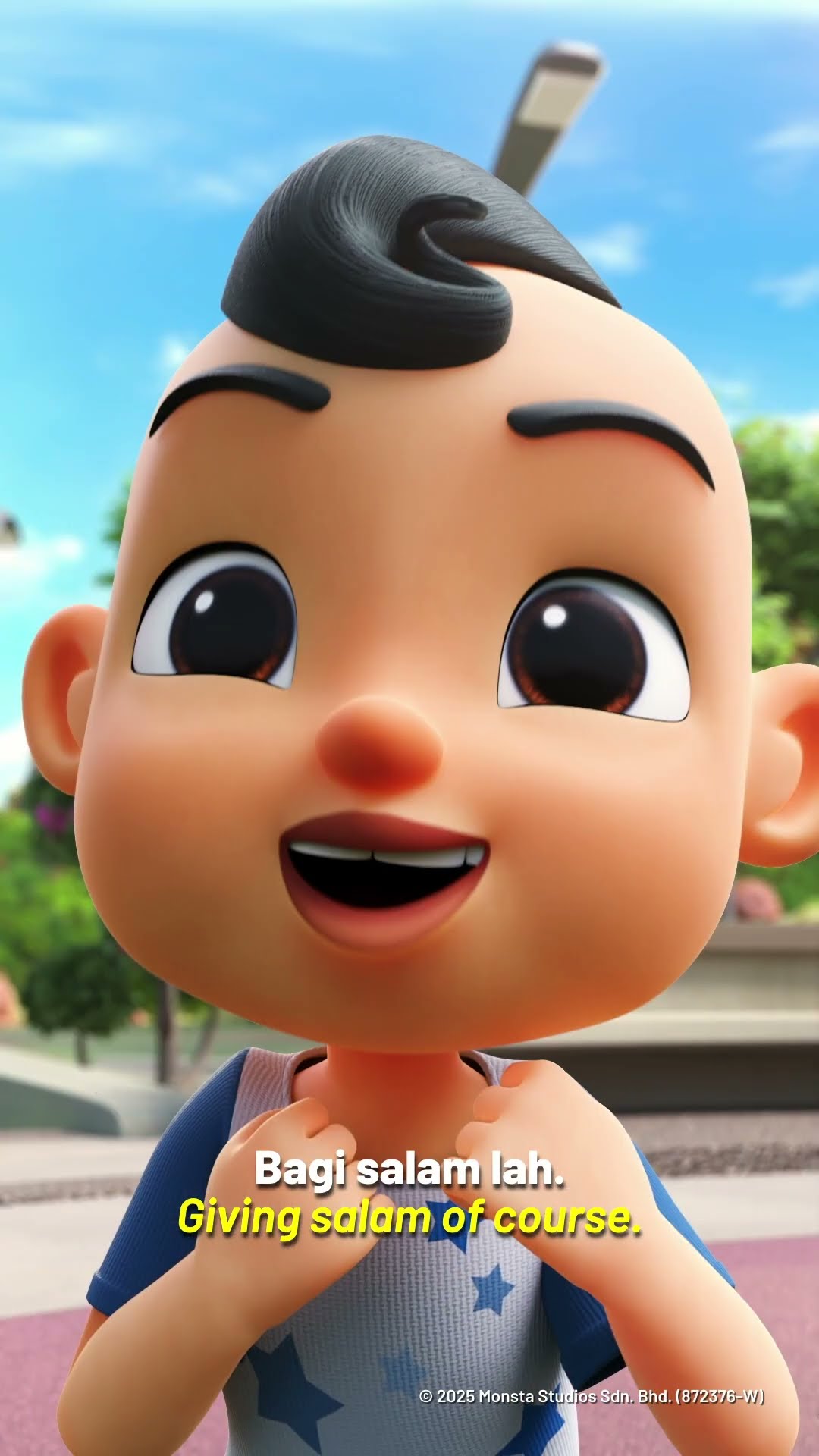 Buat terkejut je Otoi ni! Kan dah kena tegur dengan Papa ?#SalamChallenge #PapaPipiSalam
