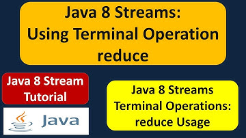 Java 8 Streams: Using Terminal Operation reduce | Streams in Java 8
