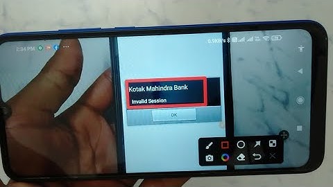 How to fix Invalid Session problem solve in Kotak Bank | Invalid Session