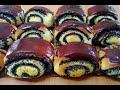 Маковые булочки-рулетики. Вкуснее некоторых пирожных/Poppy buns/Papavobulkoj/Mohnbrötchen