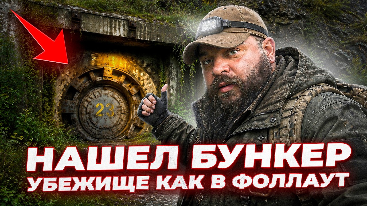 Путешествие в ЗАГАДОЧНЫЙ БУНКЕР, который построен для ВЫЖИВАНИЯ в постапокалипсисе