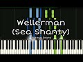 Wellerman (Sea Shanty) - Nathan Evans (Piano Tutorial)