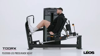 Leg Press Hack Squat Plx-9500 Toorx - Absolute Line