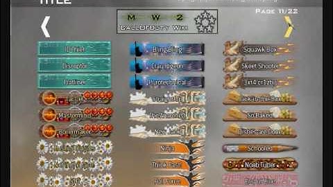 MW2 : All Titles and Emblems