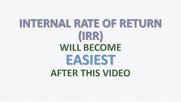 Financial Management(FM) - Internal Rate of Return(IRR)