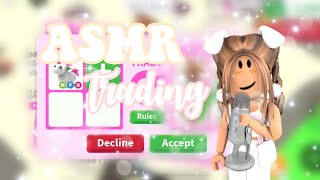 ROBLOX ASMR || Adopt me Trading {whispering, mouth sounds}