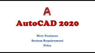 AutoCAD 2020 | AutoCAD | Features | System Requirement | Price | #archcivilcollector