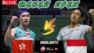 Very Strong 🔥 Ng Ka Long Angus (HKG) vs (INA) Alwi Farhan Badminton Macau Open