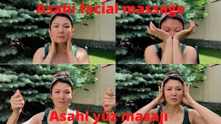 Asahi masajı. Yüz için Japon masajı tekniği. Yüzünüzü 10 yıl gençleştirin. screenshot 1