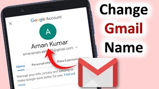Gmail id name kaise change kare | google account name change | 2023 screenshot 4