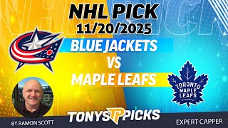 Blue Jackets vs. Maple Leafs NHL Betting Odds & Picks, 11/20/25 | Night Moves Show