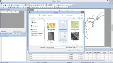 Didger 5 - importowanie danych i plików wektorowych
