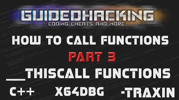 How To Call __thiscall Functions 🛠️ x64dbg & C++ 📚 Part3