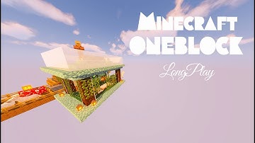 Minecraft Oneblock Longplay building🌞 No inside ads＆Commentary