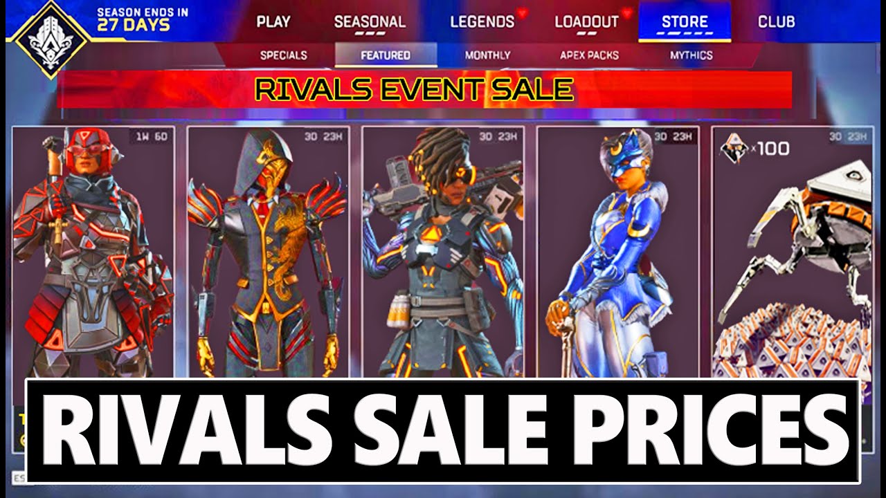 NEW Rivals SALE Prices REVEALED in Apex Legends - YouTube