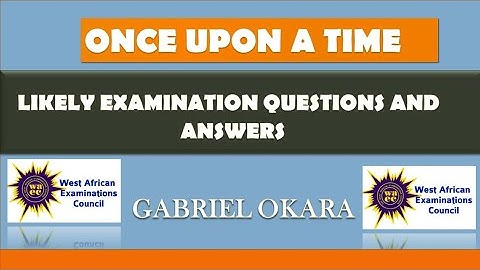 Once Upon a Time| Questions and Answers | Gabriel Okara