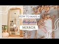 Making a BRIDGERTON Inspired Mirror !!! | Anthropologie Mirror Dupe | Only $50 !! | BRIDGERTON INSPO
