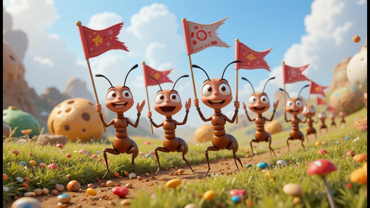 The Ant Parade Marched Through Sugar Hills | Sweet Adventure Nursery Rhymes & Songs for Children