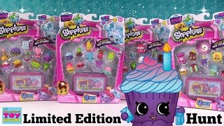 Shopkins Season 4 Limited Edition Hunt 12 Packs Opening Toy Review | PSToyReviews