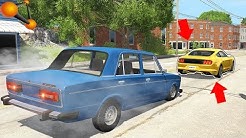 АВАРИЯ В ПРОБКЕ - BeamNg Drive